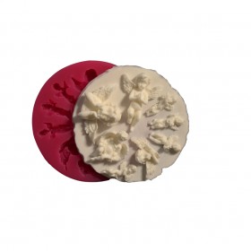 Силиконов калъп "Ангелчета - 8 размера"